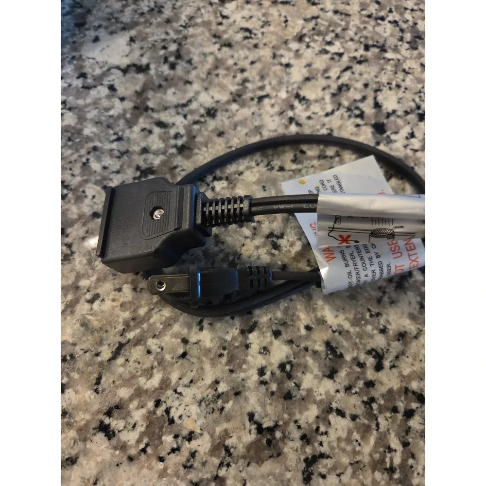 Rival MDP-1 Deep Fryer Heater Magnetic Break Away Power Cord Replacement